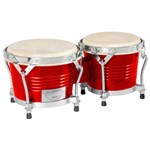 Ficha técnica e caractérísticas do produto Bongô de Madeira e Couro Natural Vinho Bongostd X Pro Drums - X-pro Drums