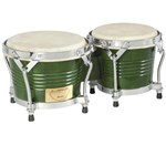 Ficha técnica e caractérísticas do produto Bongô de Madeira Verde Bongostd X-Pro Drums