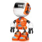 Ficha técnica e caractérísticas do produto Bonito enigma Alloy Robot Modelo Toy sensor de toque Educação Mini Movable presente Joint Robot
