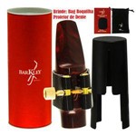 Ficha técnica e caractérísticas do produto Boquilha Sax Alto New York 6 Vermelho Preto Barkley Completa + Acessórios