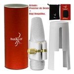 Ficha técnica e caractérísticas do produto Boquilha Sax Alto Vintage Zz Ébano Branco Barkley Completa + Acessórios