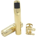 Ficha técnica e caractérísticas do produto Boquilha SC Metal Saxofone Alto JAZZ GOLD 6 Dourado