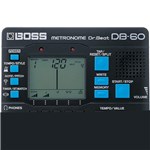Ficha técnica e caractérísticas do produto Boss - Afinador Metrônomo para Percussão e Guitarra DB60 =