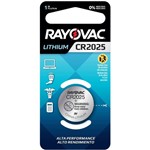 Ficha técnica e caractérísticas do produto Botao CR2025 3V. Lithium (10783094031538) - Rayovac
