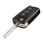 Ficha técnica e caractérísticas do produto 3 Botões Folding Car Key Shell substituição carro de controle remoto Caso chave para Hyundai KIA