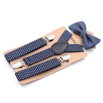 Ficha técnica e caractérísticas do produto Bow Tie Suit Crianças Strap Clipe 3 Clips Suspensórios Redbey