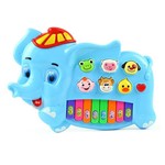 Ficha técnica e caractérísticas do produto Brinquedo Elefante Teclado Infantil Bebês com Músicas Luzes - Toy King