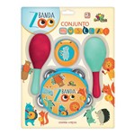 Brinquedo Infantil Conjunto Musical com 4 Peças Banda Zoo