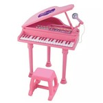 Ficha técnica e caractérísticas do produto Brinquedo Infantil Instrumento Musical Piano Sinfonia Rosa Yes - Yes Toys