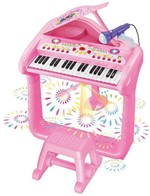 Ficha técnica e caractérísticas do produto Brinquedo Meu Primeiro Piano Rosa - Alphaboard