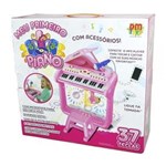 Ficha técnica e caractérísticas do produto Brinquedo Meu Primeiro Piano Rosa