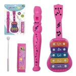 Ficha técnica e caractérísticas do produto Brinquedo Musical Kit Musical Infantil Rosa