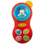 Ficha técnica e caractérísticas do produto Brinquedo Musical Telefone Mickey Dican Vermelho - 3775