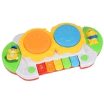 Ficha técnica e caractérísticas do produto Brinquedo Para Bebê Tecladinho Musical Com Luz - Minha Bandinha - Wellkids