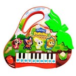 Ficha técnica e caractérísticas do produto Brinquedo Piano Teclado Infantil Bichos Musical Moranguinho VERDE - King