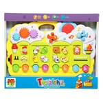 Ficha técnica e caractérísticas do produto Brinquedo Teclado Educativo Trenzinho Som 34cm Dm Toys 4744