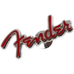 Broche de Metal Logo Fender P/ Capa de Instrumento Vermelha