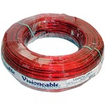Ficha técnica e caractérísticas do produto Cabo Cristal 2x20 0.50 Mm 100 Metros Vermelho Vision Cable