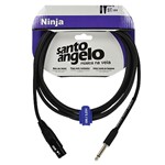 Ficha técnica e caractérísticas do produto Cabo de Microfone F/P10 3 Metros Desbalanceado HG10FT - Santo Angelo - Santo Angelo