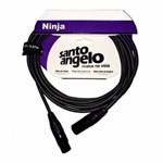 Ficha técnica e caractérísticas do produto Cabo de Microfone Ninja Canon F/M 3,05m LW10FT Santo Angelo