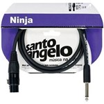 Ficha técnica e caractérísticas do produto Cabo de Microfone Ninja Canon F/P10 0,91 Hg3Ft - Desbalanceado