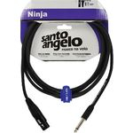 Ficha técnica e caractérísticas do produto Cabo De Microfone Ninja Canon F/p10 3,05 Hg10ft - Desbalanceado