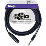 Ficha técnica e caractérísticas do produto Cabo de Microfone Ninja Canon F/p10 4,57 Hg15ft - Desbalanceado