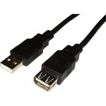Ficha técnica e caractérísticas do produto Cabo Extensor USB 2.0 a Macho X USB 2.0 a Femea 10M CBUS0005 Preto STORM