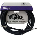 Cabo Guitarra 0,20mm P10 X P10 Ninja 4,57m Santo Angelo