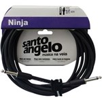 Ficha técnica e caractérísticas do produto Cabo Guitarra 0,20Mm P10 X P10 Ninja 4,57M Santo Angelo