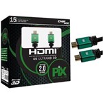 Ficha técnica e caractérísticas do produto Cabo HDMI 2.0 Ultra HD 4K 3D 15 Metros