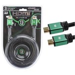 Ficha técnica e caractérísticas do produto Cabo HDMI 2.0 Ultra HD 4K 3D 3 Metros