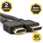 Ficha técnica e caractérísticas do produto Cabo HDMI 1.4 4K FullHD 2 Metros - CB.HD.2M-1