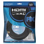 Ficha técnica e caractérísticas do produto Cabo HDMI 1.4 4K Ultrahd 19 Pinos 10M Pix 018-1014