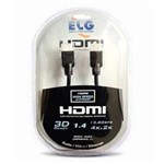 Ficha técnica e caractérísticas do produto Cabo HDMI 1.4 3D ELG High Speed HS2050 – 5 Metros
