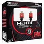 Ficha técnica e caractérísticas do produto Cabo HDMI 10 Metros 2.0 018-1120