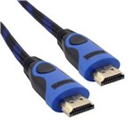 Ficha técnica e caractérísticas do produto Cabo HDMI 3m Versão 1.4 Malha de Nylon e Filtro Blindado