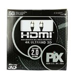 Ficha técnica e caractérísticas do produto Cabo Hdmi Ultra Hd 50 Metros 2.0 4k 3d 19 Pinos Premium