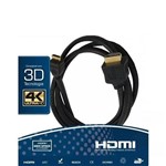 Ficha técnica e caractérísticas do produto Cabo Hdmi Versão 2.0, 19 Pinos 4k Ultra Hd 3d - 1 Metros