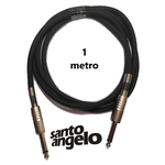 Ficha técnica e caractérísticas do produto Cabo Instrumento P10m/10m 1 Metro Santo Angelo