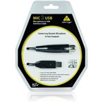 Ficha técnica e caractérísticas do produto Cabo Interface Audio USB Pra Microfones Mic 2 USB