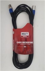 Ficha técnica e caractérísticas do produto Cabo Microfone Cannon Macho/femea 5m - Mxt