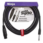Ficha técnica e caractérísticas do produto Cabo Microfone Santo Angelo Ninja Hg B P10 X Xlrf 25ft 7,62m