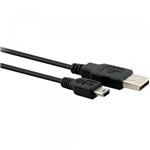 Ficha técnica e caractérísticas do produto Cabo Mini USB a Macho X USB a Macho 1,8 Metros USM-101 - Fortrek - Fortrek