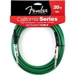 Ficha técnica e caractérísticas do produto Cabo para Instrumentos 6m California Series Verde Fender