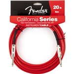 Ficha técnica e caractérísticas do produto Cabo para Instrumentos 6m California Series Vermelho - Fender