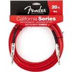 Ficha técnica e caractérísticas do produto Cabo para Instrumentos 6M California Series Fender - Vermelho