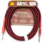 Ficha técnica e caractérísticas do produto Cabo para Instrumentos Mac Cabos Acoustic Series 3.05m Têxtil P10 Reto