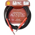 Ficha técnica e caractérísticas do produto Cabo para Instrumentos Mac Cabos Acoustic Series 4,57m P10 Reto