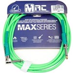 Ficha técnica e caractérísticas do produto Cabo para Instrumentos Mac Cabos Max Series 4.57m Verde P10 L